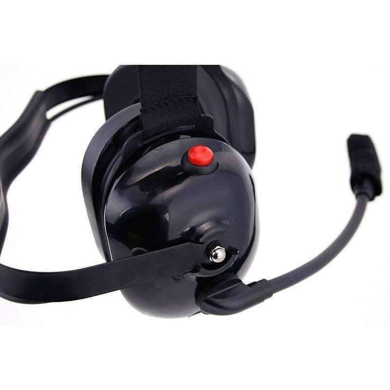 Audífonos Rugged H60 por detras de la cabeza (BTH) para doble radio walkie talkie ESP - By Rugged Radios