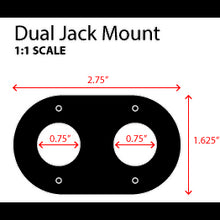 Load image into Gallery viewer, Dual Headset / Helmet STX STEREO Jack Flush Mount