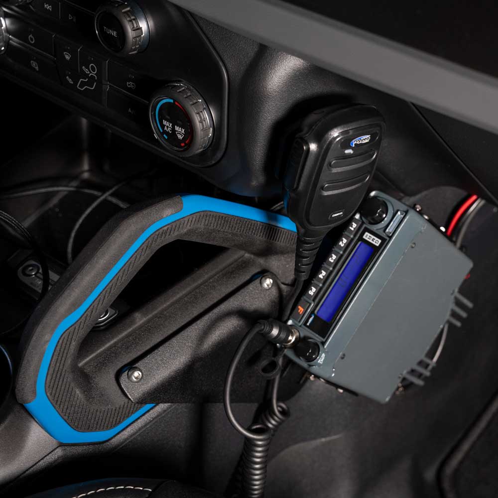 Radio Control Mount Ford Bronco Mobile Radio Mount for Center Console Passenger Grab Handl ...