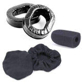 Gel Ear Seals Comfort Kit with Cloth Ear Covers & Mic Muff