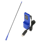 GO FURTHER BUNDLE - for V3 and RH5R Handheld Radios - Long Range Antenna , XL Battery , and USB Charging Cable