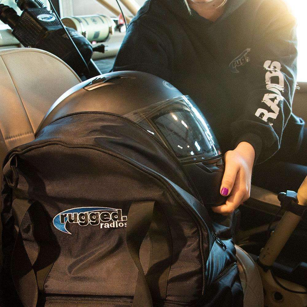 bike helmet storage bag Helmet Bag with Bottom Storage Compartment