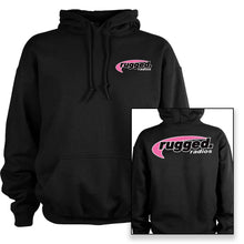 Load image into Gallery viewer, Rugged Radios &#39;Pink&#39; Men&#39;s Pullover Hoodie - Black