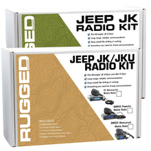 Load image into Gallery viewer, Jeep Wrangler JK and JKU Two-Way GMRS Mobile Radio Kit