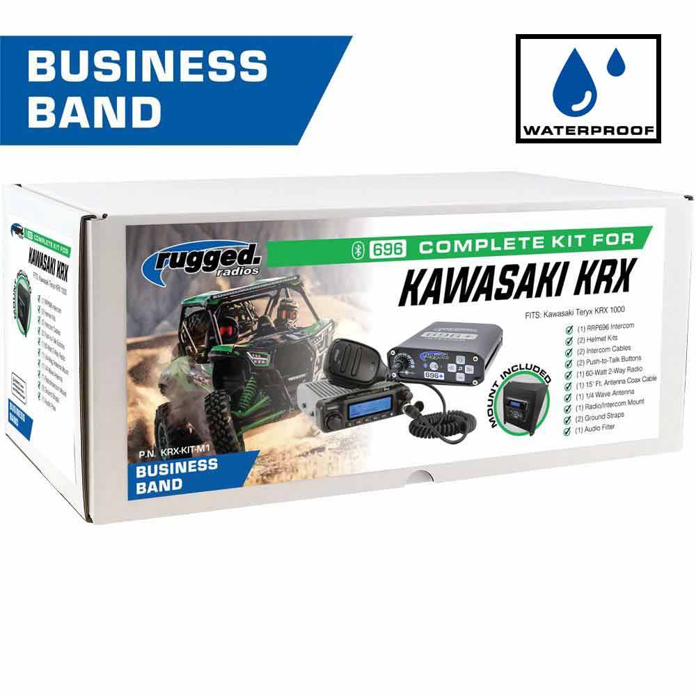 Kit de Comunicación Completo para UTV o SXS Kawasaki Teryx KRX 1000 ESP - By Rugged Radios