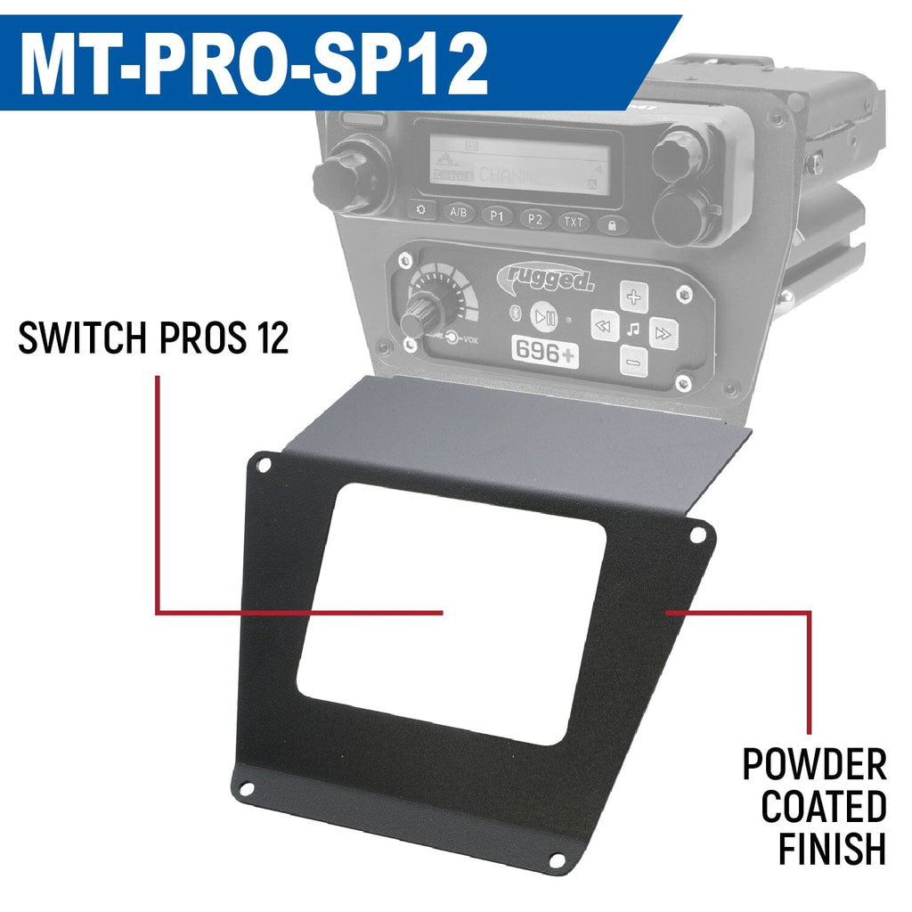 Lower Accessory Panel for Polaris Polaris RZR PRO XP, RZR Turbo R, and RZR PRO R for Switch Pros 12 switch panel