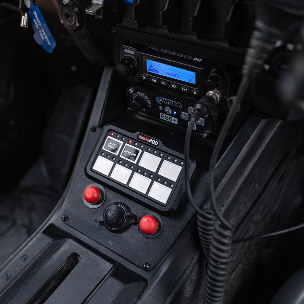 Pro R Rzr Steering Wheel Switch Module Lower Accessory Panel for Polaris Polaris RZR PRO XP, RZR Turbo R, and ...