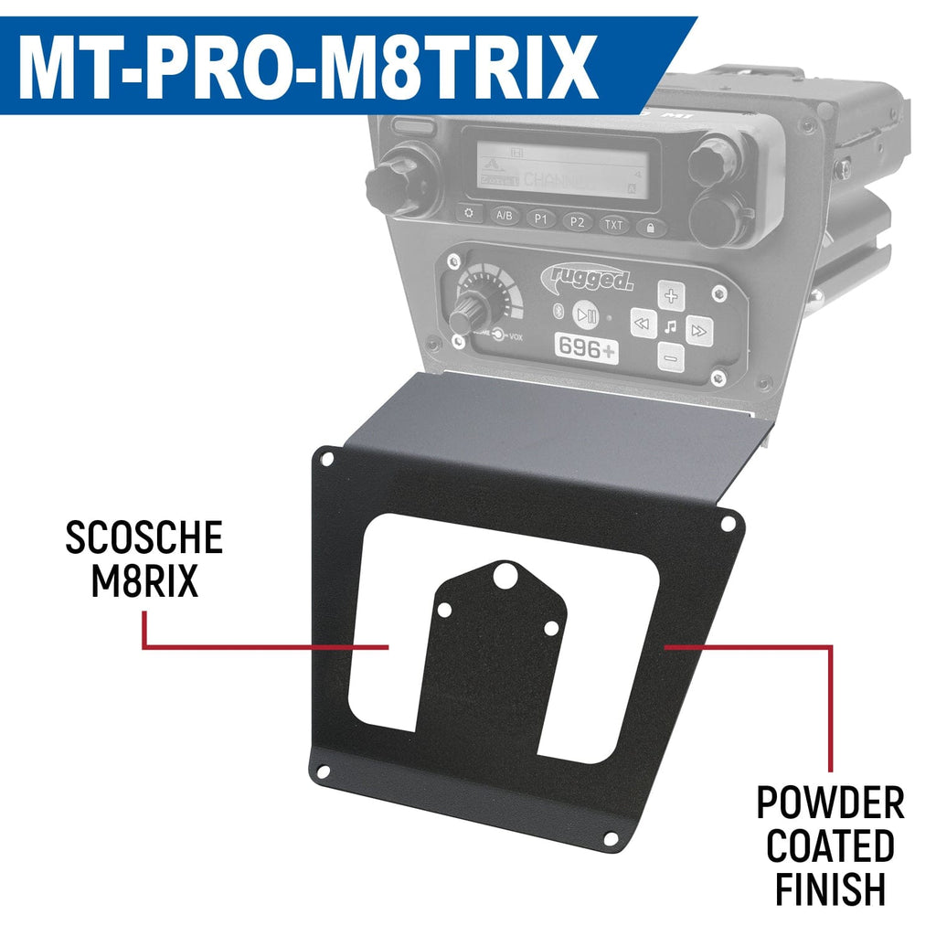 Lower Accessory Panel for Polaris Polaris RZR PRO XP, RZR Turbo R, and RZR PRO R For Scosche M8RIX Relay Switch System