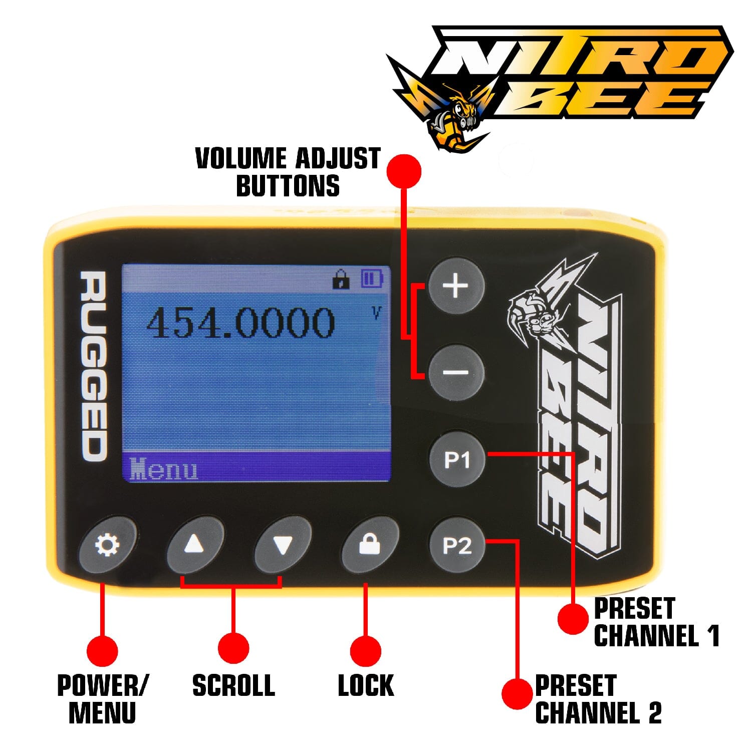 Nitro Bee Xtreme UHF Race Receiver – Rugged Radios