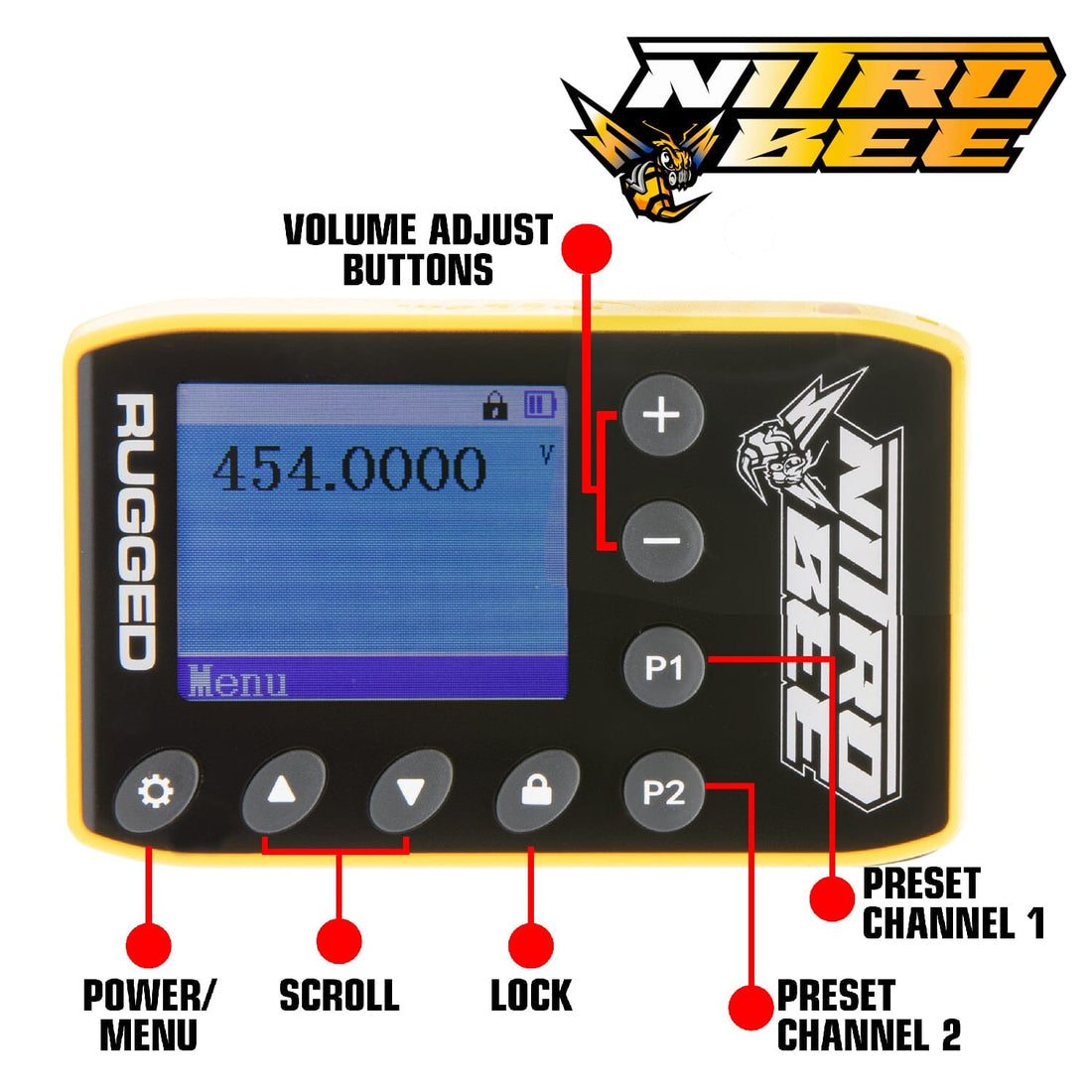 Nitro Bee Xtreme UHF Race Receiver – Rugged Radios