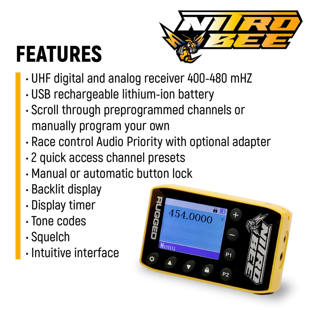 Nitro Bee Xtreme UHF Race Receiver - Demo - Clearance