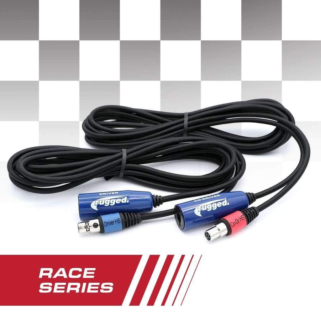 OFFROAD 12' RACE SERIES Straight Cable to Intercom Driver and Co-Driver