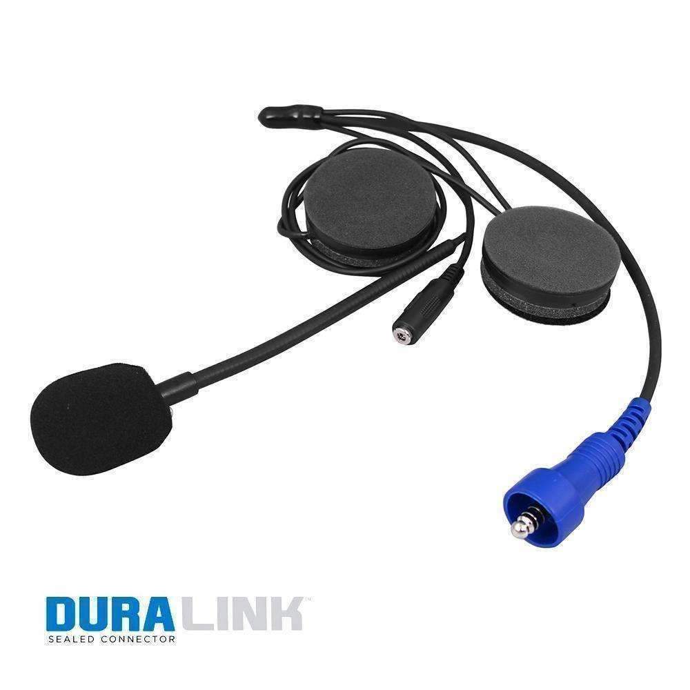 OFFROAD Wired Helmet Kit with Alpha Audio Speakers, Mic & 3.5mm Earbud Jack