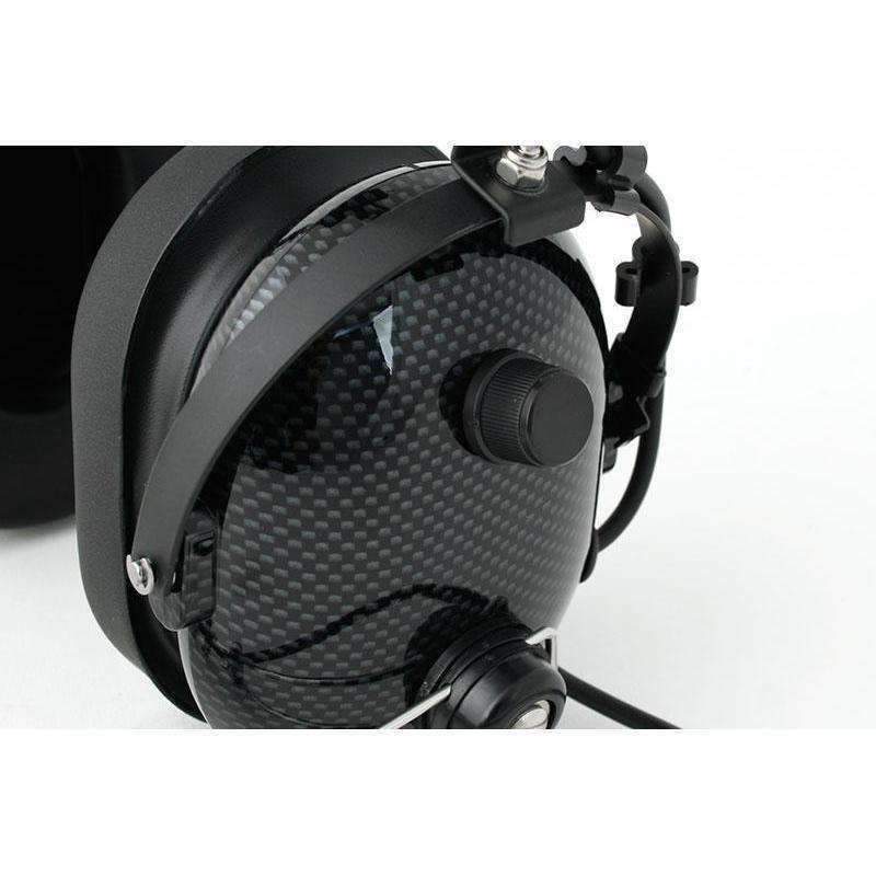Over the Head (OTH) Headset for 2-Way Radios - Black Carbon Fiber