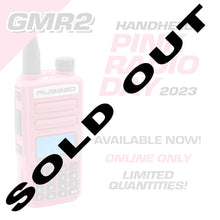 Load image into Gallery viewer, Pink Rugged GMR2 PLUS - GMRS/FRS Handheld Radio