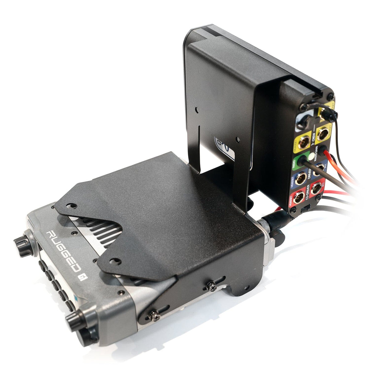 Radio Control Mount Polaris RZR XP - Radio and Remote Head Intercom Mount – Rugged Radios
