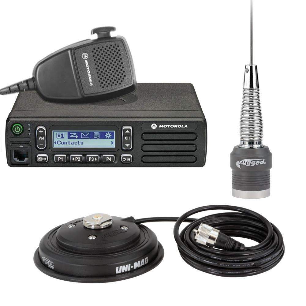 Radio Kit - Motorola CM300D Digital Business Band Mobile Radio with An –  Rugged Radios