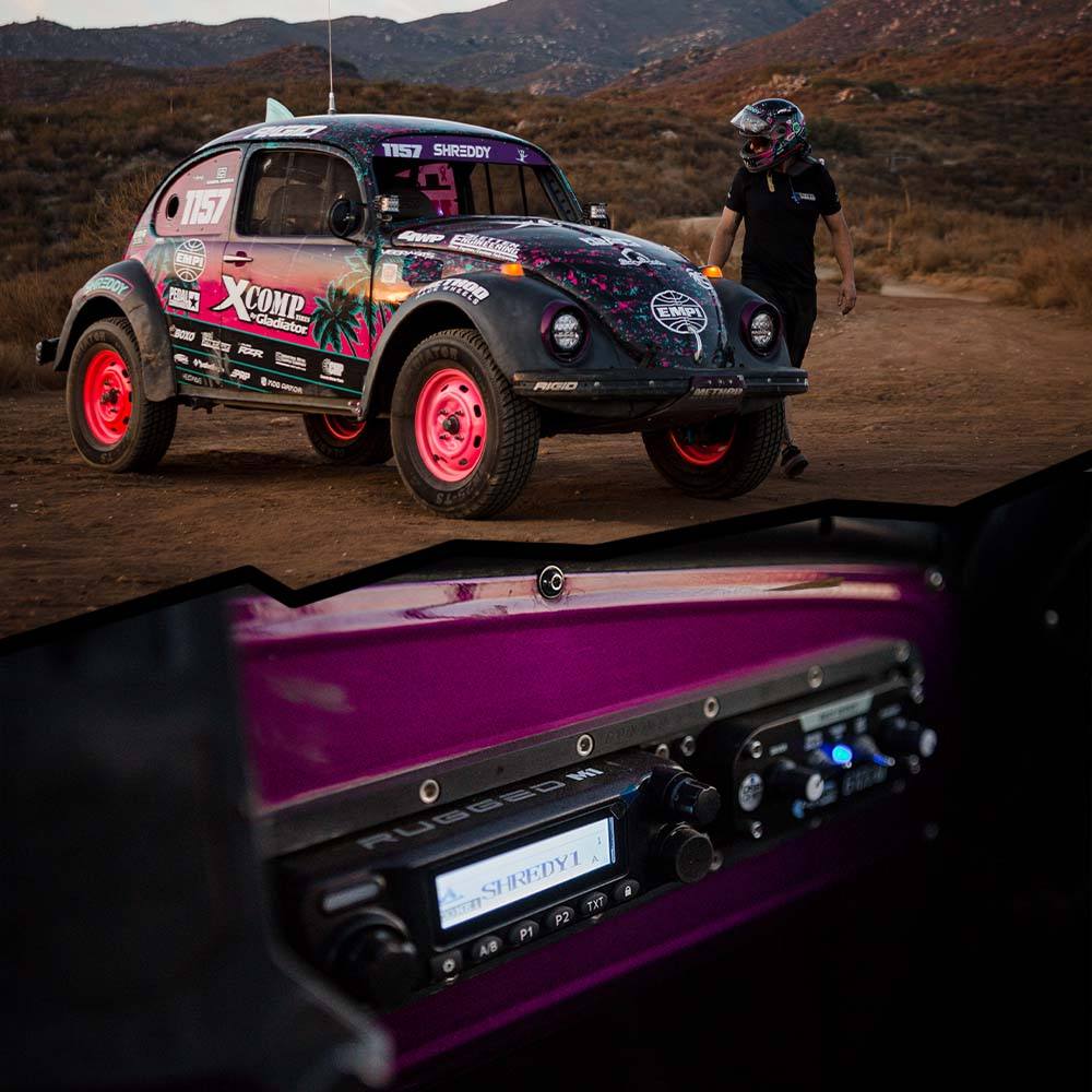 Radio Kit - Rugged M1 RACE SERIES Waterproof Mobile with Antenna - Dig ...