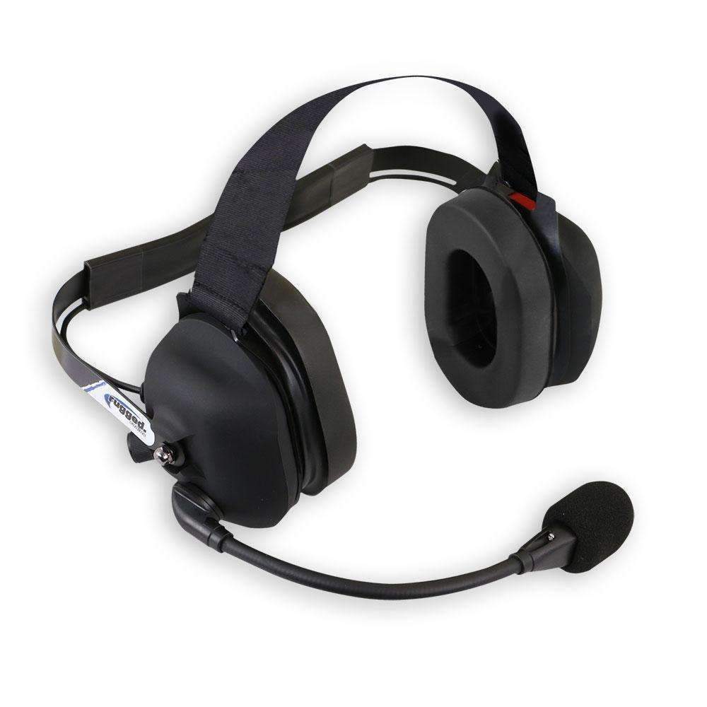 Rubberized Behind the Head (BTH) 2-Way Radio Headset (Demo/Clearance)