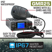 Load image into Gallery viewer, Rugged GMR25 Waterproof GMRS Mobile Radio