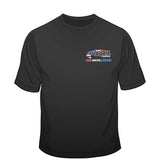 Rugged Radios AMERICAN FLAG T-Shirt - Black