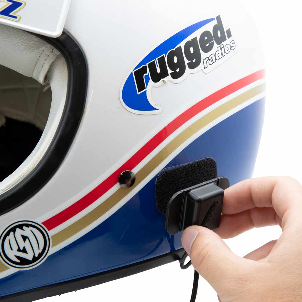 bluetooth motorcycle snap on helmet speakers SUPER SPORT Wired Helmet Kit with Alpha Audio Speakers & Mic