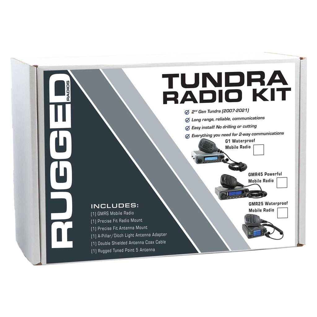 Toyota Tundra Two-Way GMRS Mobile Radio Kit – Rugged Radios