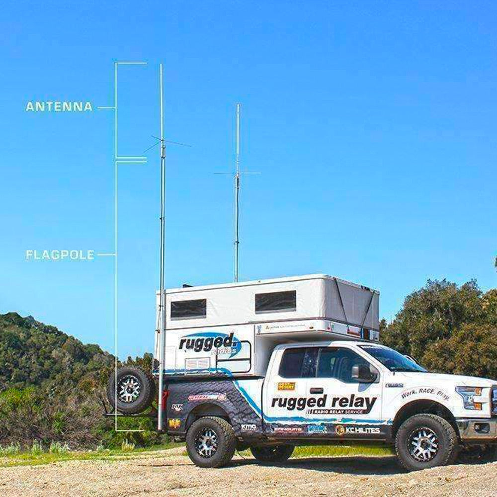 UHF Fiberglass Base Camp Antenna