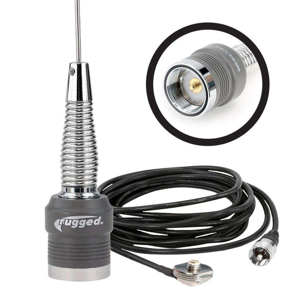 VHF Antenna Kit with 1/2 Wave No Ground Plane (NGP) Antenna & NMO